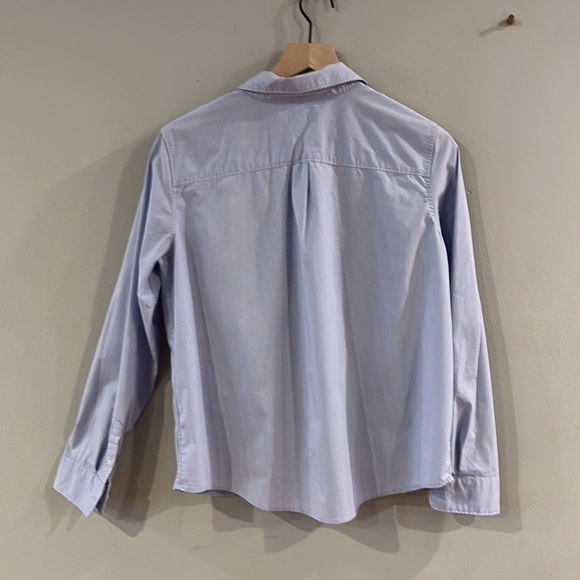 Banana Republic Quinn boy fit blue oxford button down - size S - Picture 2 of 6
